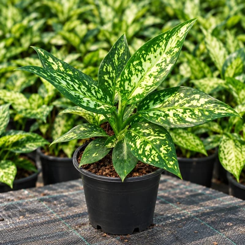 Aglaonema 'Snow White'