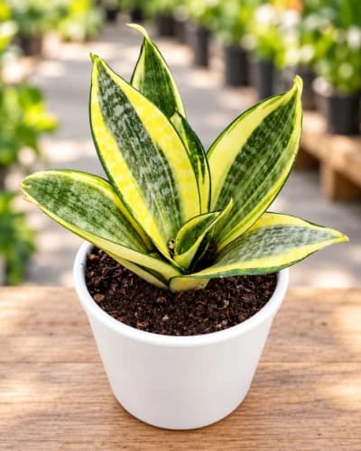 Golden Hahnii Snake Plant