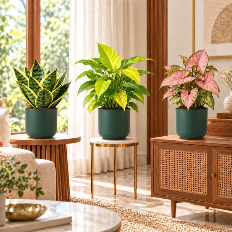 CareMyPlant Colourful Indoor Trio