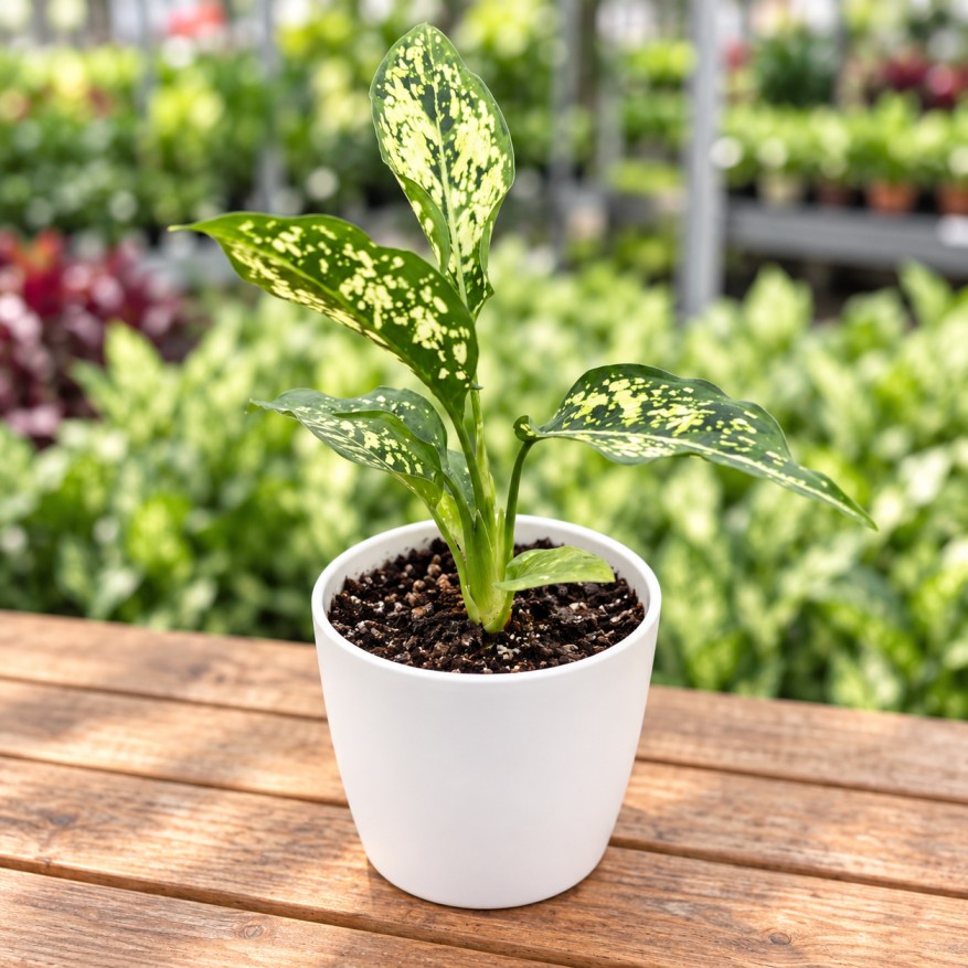 Aglaonema 'Snow White'